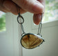 Frozen in Time: Grounding Earth — A Bridewell Stone Pendant Necklace in Sterling Silver and Gold