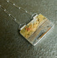 Edge of Something Beautiful — A Reversible Cherry Creek Jasper Landscape Pendant Necklace in Sterling Silver