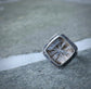Frozen in Time: Ice Sculpture — A Bridewell Stone Ring in Sterling Silver — Size 7 1/2