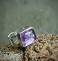 Frozen in Time: Frosty Lilac — A Bridewell Stone Ring in Sterling Silver — Size 8 1/4
