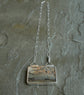 Moonlight and Daybreak — A Reversible Landscape Cherry Creek Jasper Pendant Necklace in Sterling Silver