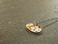 Autumn Daisies — A Dendritic Agate Pendant Necklace in Oxidized Sterling Silver