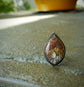 Fire Storm — A Wild Horse Magnesite Ring in Oxidized Silver — Size 7 1/2