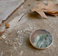 Moon Glow — A Large Moss Agate Landscape Pendant Necklace in Sterling Silver