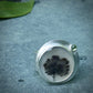 Verdant Keepsake Ring — A Dendritic Agate and Peridot Ring in Sterling Silver — Size 7 3/4 to 8 1/2