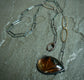 Frozen in Time: Grounding Earth — A Bridewell Stone Pendant Necklace in Sterling Silver and Gold