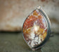 Fire Storm — A Wild Horse Magnesite Ring in Oxidized Silver — Size 7 1/2