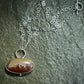 Dawn to Dusk — A Landscape Sonoran Dendritic Rhyolite Pendant Necklace in Sterling Silver