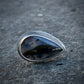 Dusty Evening on the Plains — A Montana Agate Landscape Ring in Sterling Silver — Size 5