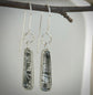 Frozen in Time: Melting Icicles — A Pair of Bridewell Stone Dangle Earrings in Sterling Silver