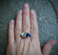 Undertow — A Boulder Opal Ring In Sterling Silver — Size 6 3/4 to 7