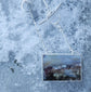 Snow Capped — A Garden Moss Agate Landscape Pendant Necklace in Sterling Silver