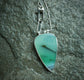 Hidden Scenes — Deep Sea Dive; A Petrified Blue Wood Opal Pendant Necklace in Sterling Silver