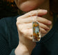 Autumn’s Gold - A Petrified Wood Opal Pendant Necklace in Sterling Silver