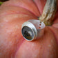 Tie into the Moonlight — A Dendritic Agate Landscape Ring in Sterling Silver — Size 6 1/2