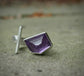 Indigo Clarity — A Split Amethyst Ring in Sterling Silver — Size 7 1/2 to 8