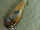 Wildflower Seedling — An Amethyst Sage Agate Pendant Necklace in Oxidized Silver