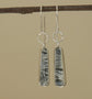 Frozen in Time: Melting Icicles — A Pair of Bridewell Stone Dangle Earrings in Sterling Silver