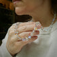 Mermaid Quartz Beaded Necklace in Sterling Silver