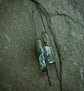Frozen in Time: Tidal Pools — A Pair of Bridewell Stone Drop Earrings in Oxidized Silver