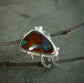 Ironstone Twilight — A Boulder Opal Ring in Sterling Silver - Size 7 3/4