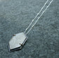 Energy Source — A Dendritic Agate Pendant Necklace in Oxidized Sterling Silver and Solid 14kt Gold