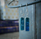 Frozen in Time: Arctic Ice — A Pair of Bridewell Stone Dangle Earrings in Sterling Silver