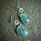 Hidden Scenes — A Waterscape Pair of Peruvian Opal Earrings in Sterling Silver