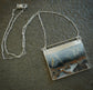 Lightning Storm — A Reversible Maligano Jasper Landscape Pendant Necklace in Sterling Silver