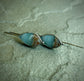 Shoreline Drops — A Pair of British Columbia Ocean Picture Jasper Drop Earrings in Oxidized Sterling Silver
