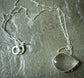 Leafing Impressions — A Leaf Skeleton Quartz Pendant Necklace in Sterling Silver