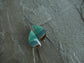 High Tide — A Pair of Petrified Wood Drop Earrings in Oxidized Sterling Silver