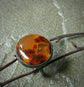 Lava Pools — A Moroccan Seam Agate Swirl Ring in Oxidized Sterling Silver — Size 8 1/2 to 9