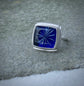 Frozen in Time: Igloo Brick — A Bridewell Stone Ring in Sterling Silver — Size 7 3/4