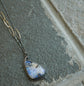 Outer Reaches — A Boulder Opal Statement Pendant Necklace in Oxidized Silver and Gold