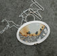 Utopian Valley — A Maligano Jasper Landscape Pendant Necklace in Sterling Silver and 14kt Gold