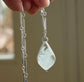 Frozen in Time: First Snow — A Bridewell Stone Pendant Necklace in Sterling Silver