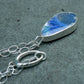 Heavy Rains — A Statement Boulder Opal Pendant Necklace in Sterling Silver