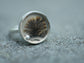 Stately Permanence — A Dendritic Agate Ring in Sterling Silver and 14kt Gold — Size 5 to 5 1/4