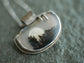 Finding the Edge of Reality — A Landscape Dendritic Agate Pendant Necklace in Sterling Silver