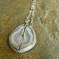Pear-fectly Sweet — A Druzy Agate Pendant Necklace in Sterling Silver