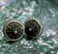 Mermaid Diamond Stud Earrings in Sterling Silver