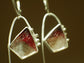 Kaleidoscope Shards — A Pair of Super Seven Dangle Earrings in Sterling Silver