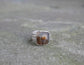 Twisted Beams — A Landscape Dendritic Agate Ring in Sterling Silver — Size 6