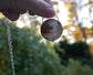 Sands of Time — A Petrified Wood Landscape Pendant Necklace in Sterling Silver and 14kt Gold