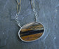 The Road Ahead — A Reversible Landscape Jasper Pendant Necklace in Sterling Silver and Gold