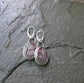 Ancient Treescapes — A Pair of Sonoran Jasper Dangle Earrings in Sterling Silver
