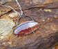 Otherworldly — An Apache Sage Rhyolite Reversible Pendant Necklace in Shiny and Oxidized Silver and 14kt Gold