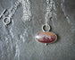 Dawn to Dusk — A Landscape Sonoran Dendritic Rhyolite Pendant Necklace in Sterling Silver