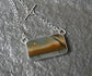 Recalling The Moonlight — A Cherry Creek Jasper Reversible Landscape Pendant Necklace in Sterling Silver
